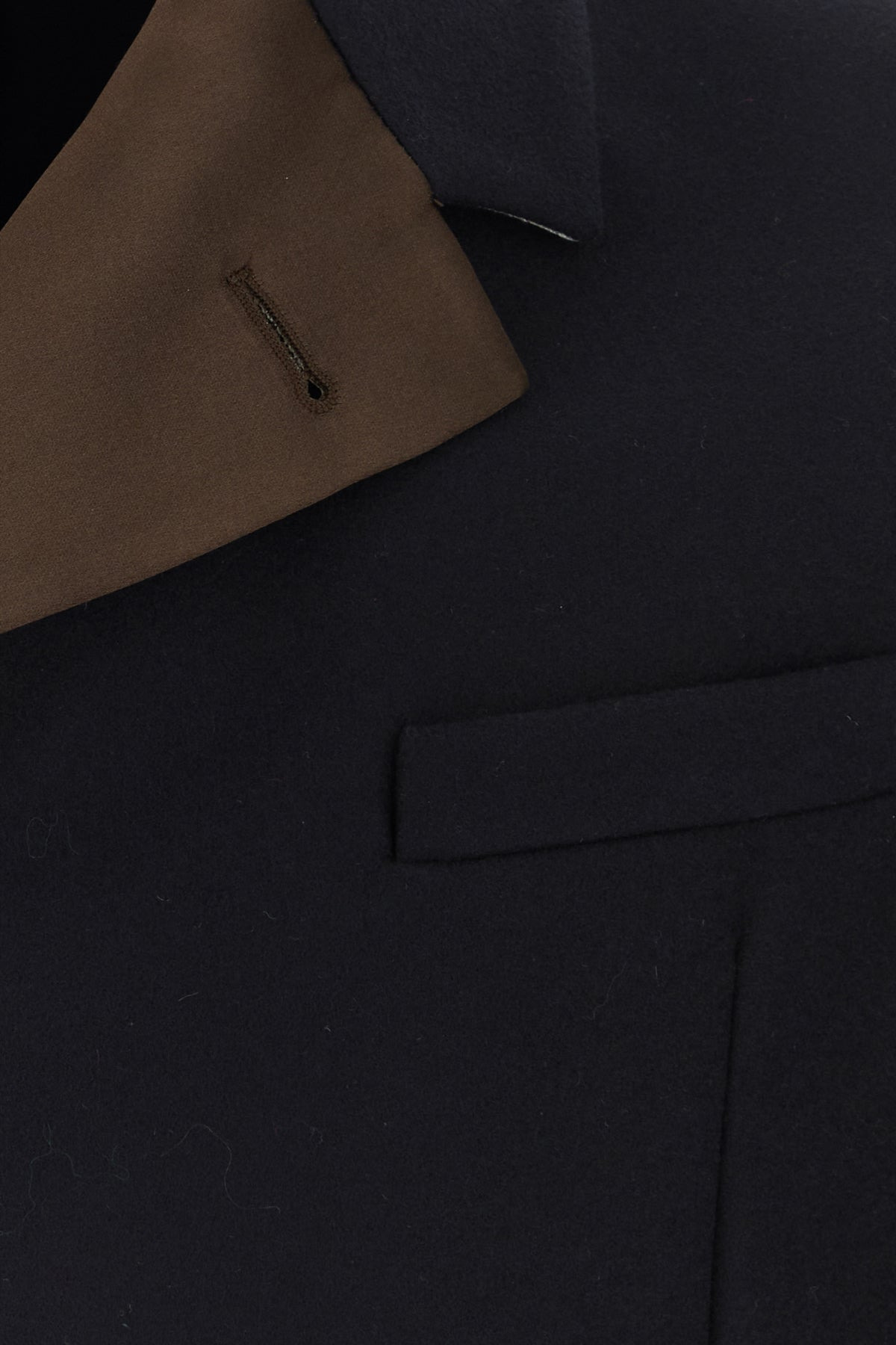 Midnight blue wool blend blazer - 3