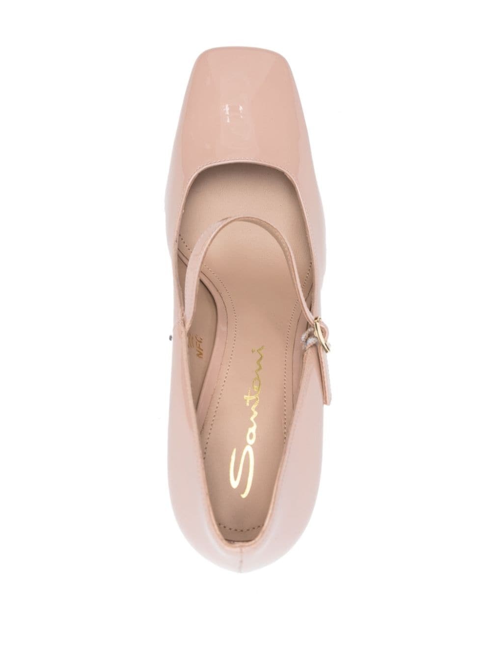 80mm leather pumps - 4