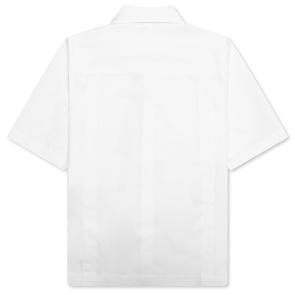HEAVY ORGANIC COTTON POPLIN SHIRT 131 - OPTIC WHITE - 2