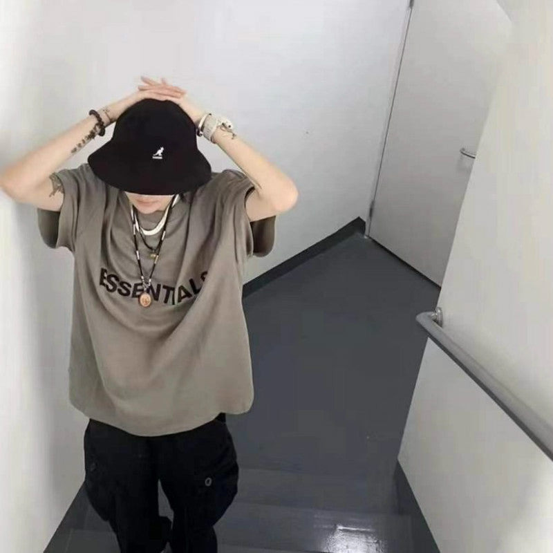 Fear of God Essentials SS20 Graphic Logo Gray Flannel/Charcoal Tee FOG-SS20-406 - 4