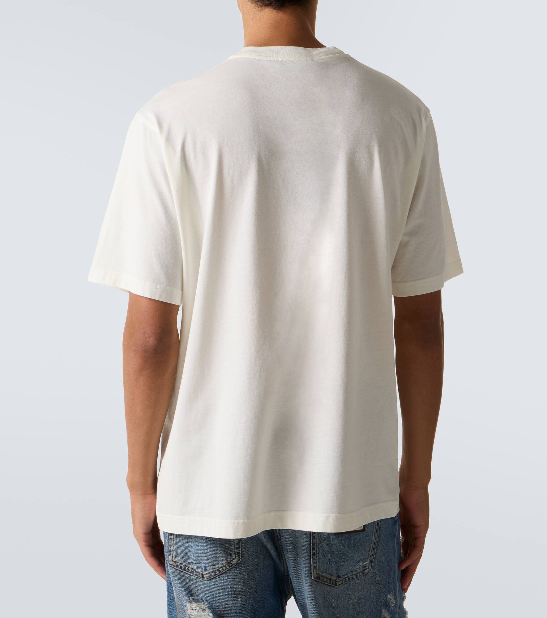 Printed cotton jersey T-shirt - 4