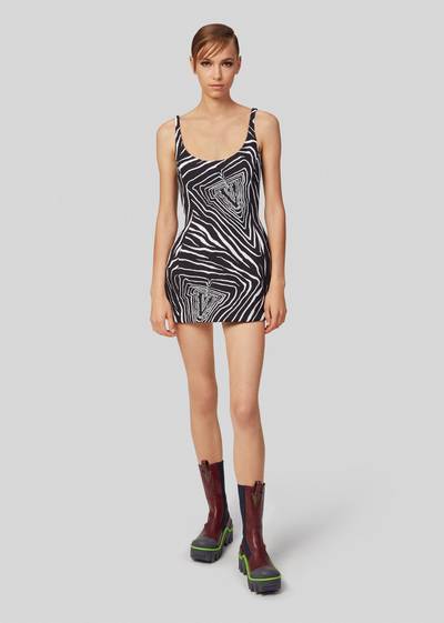 VERSACE Virtus Animalier Print Mini Dress outlook