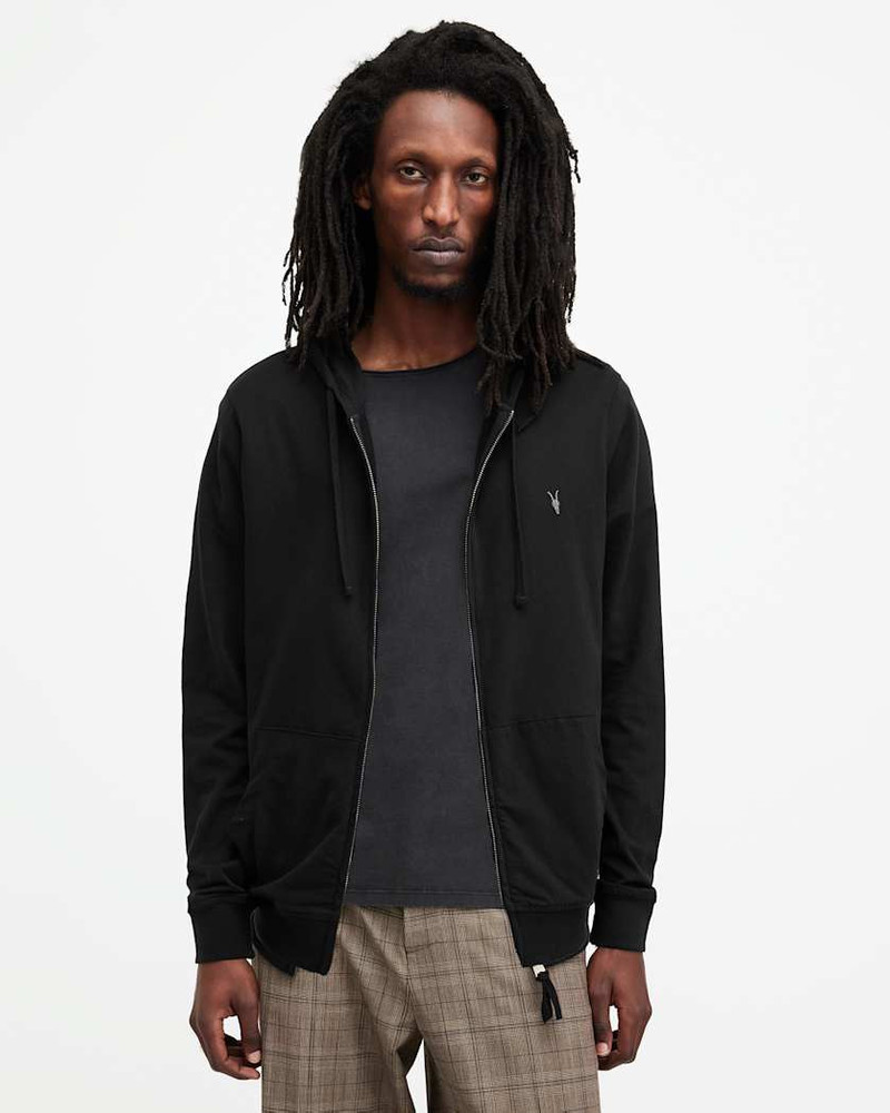 BRACE PULLOVER BRUSHED COTTON HOODIE 1