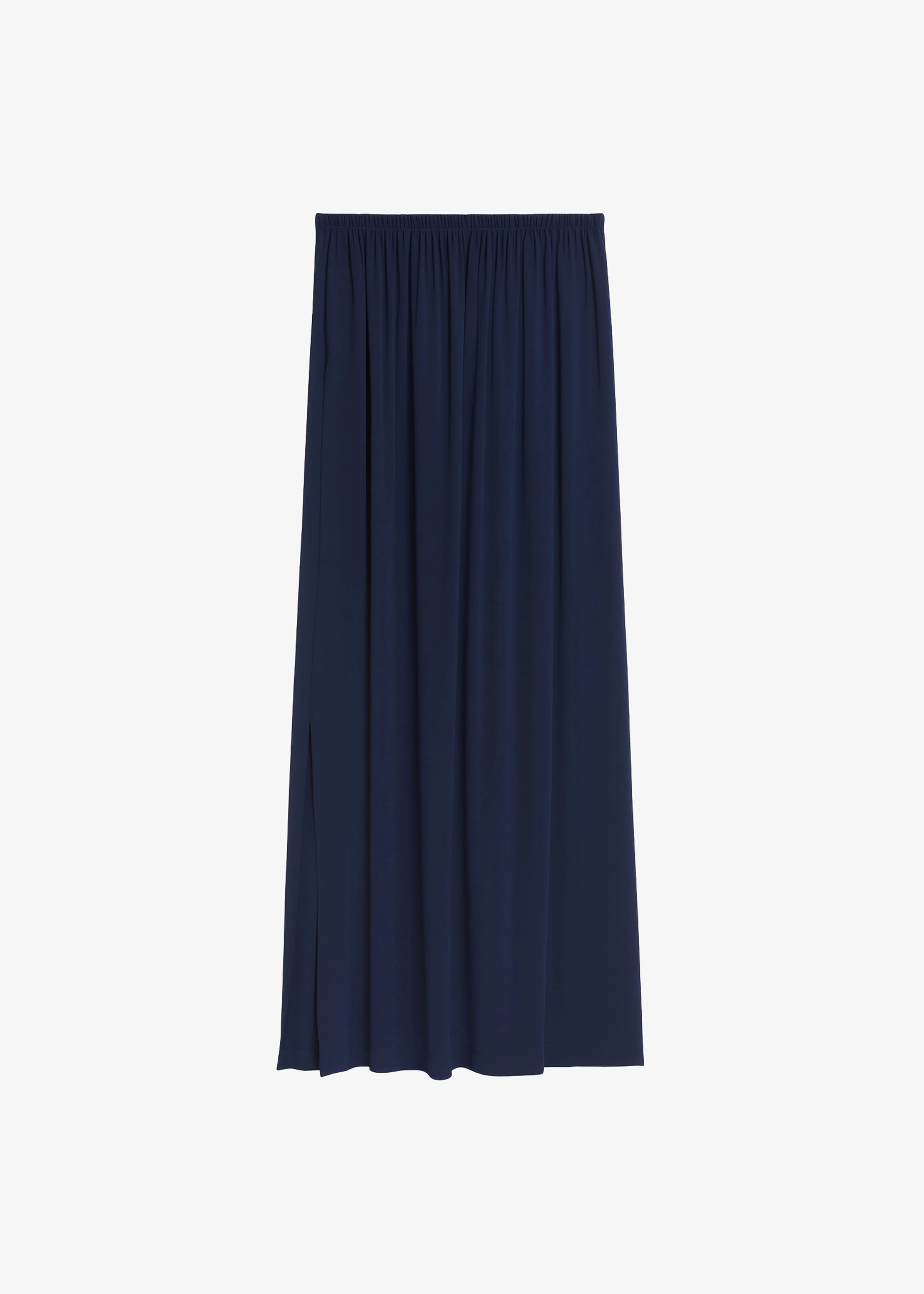 Elie Silk Fluid Maxi Skirt - Navy - 1