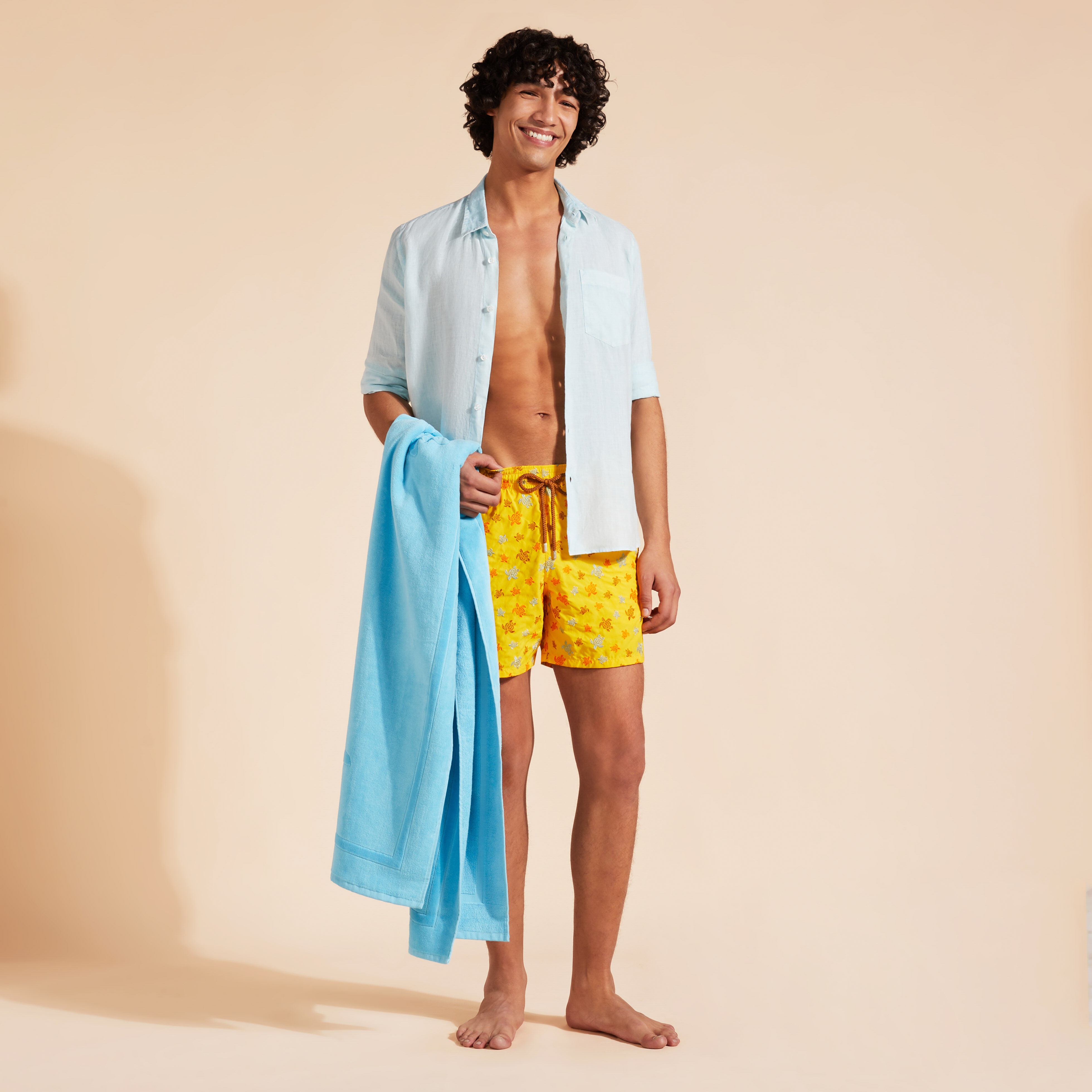 Men Swim Shorts Embroidered Ronde des Tortues - Limited Edition - 5