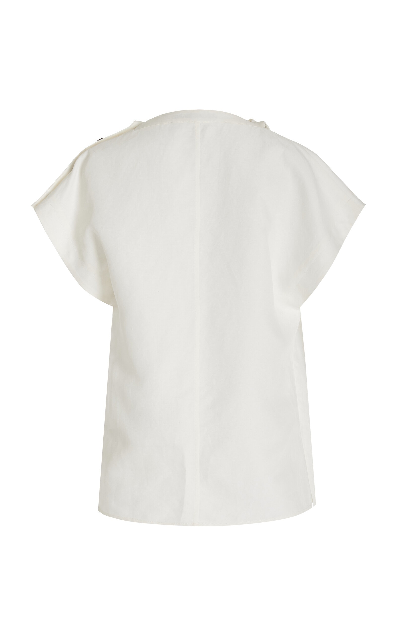 Zion Grommet-Embellished Top white - 2