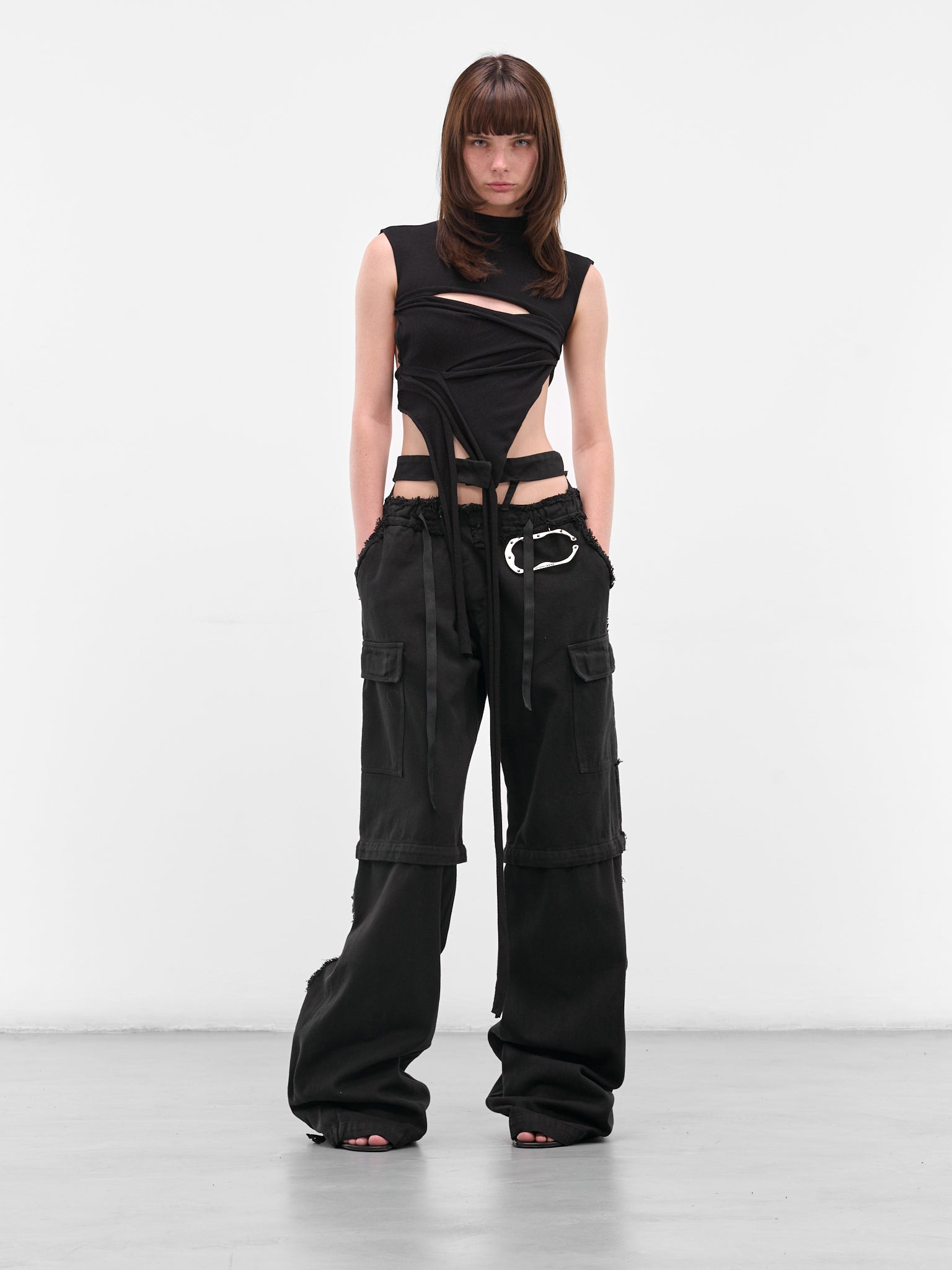 Black Cut-Out Deconstructed Tank - 6
