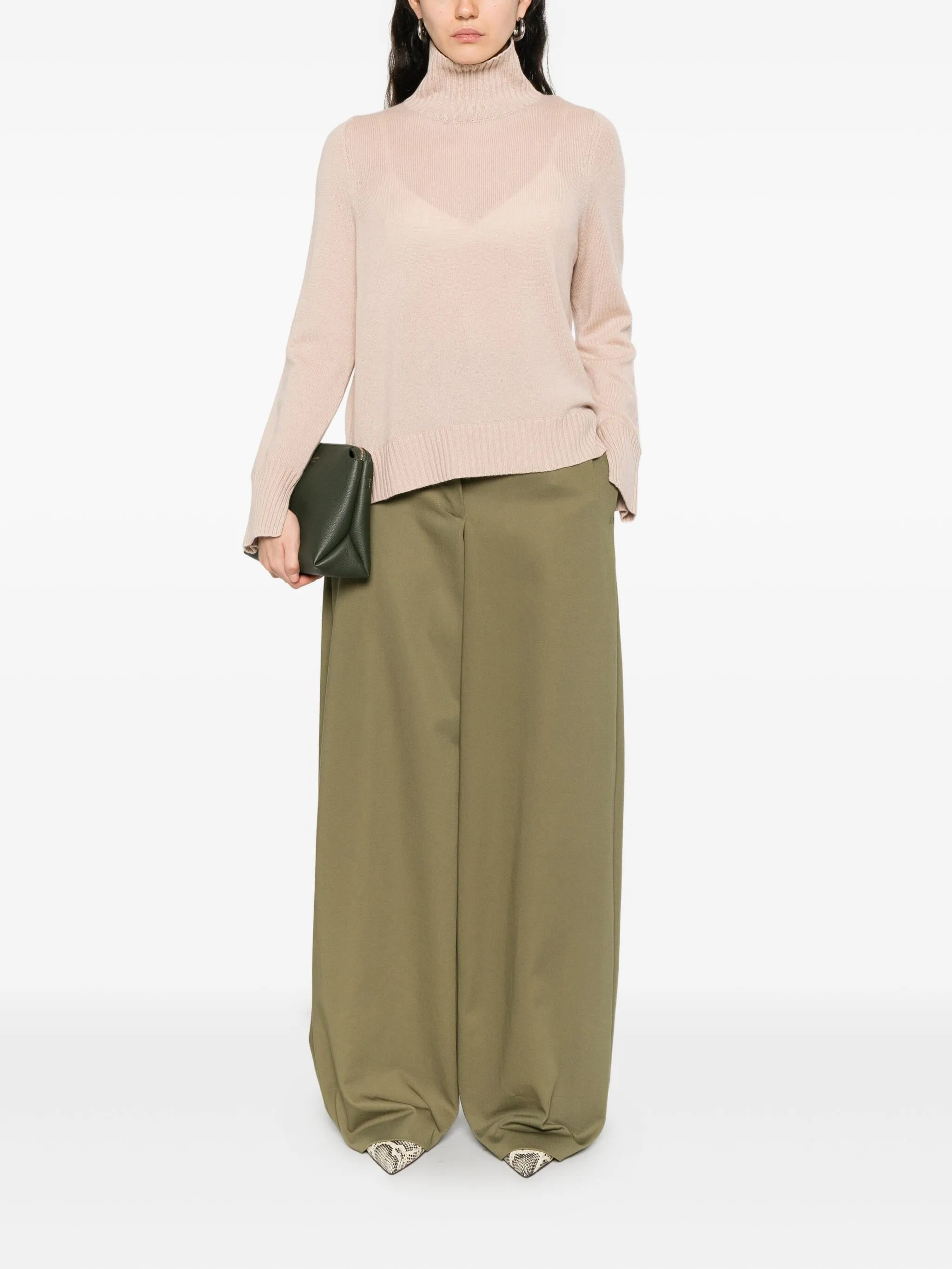 Allude Turtleneck Cashmere Sweater - 3