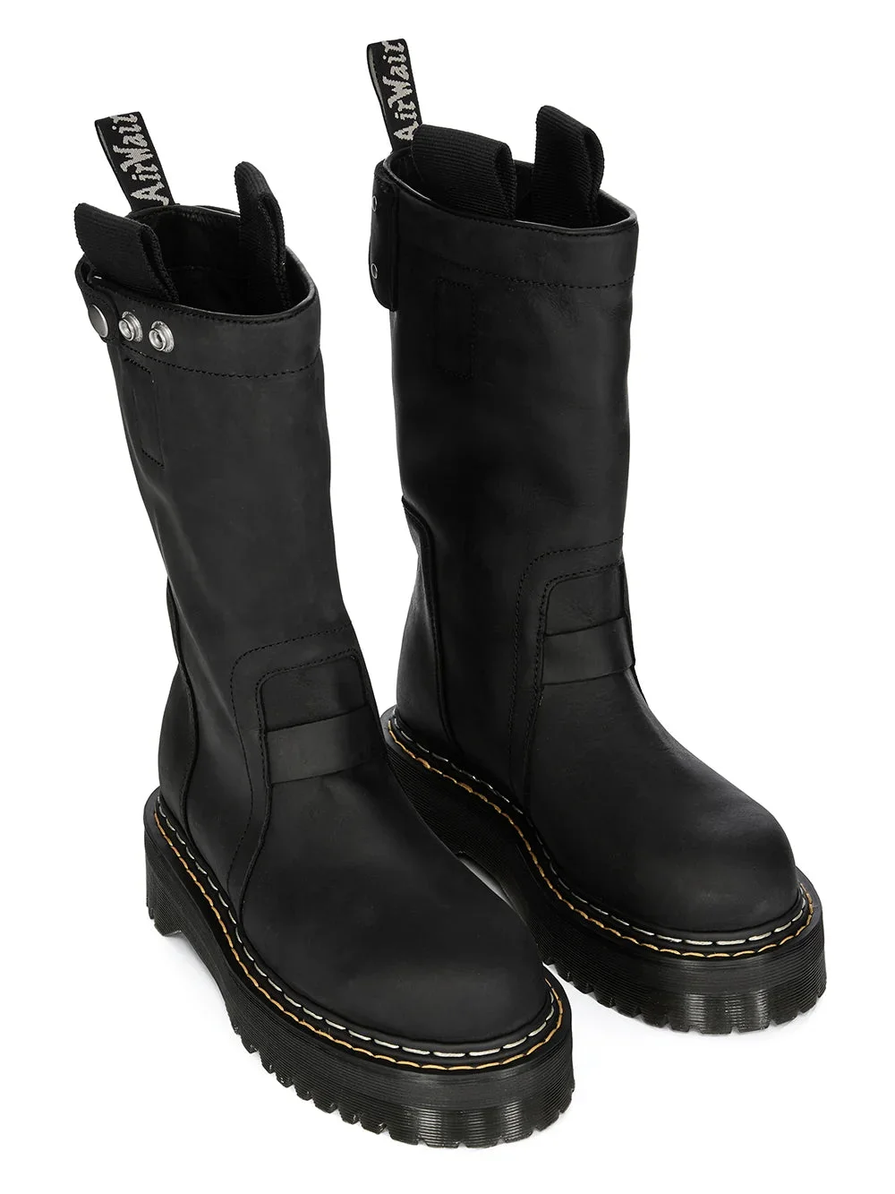 X DR.MARTENS QUAD SOLE PULL ON BOOTS (BLACK) - 1