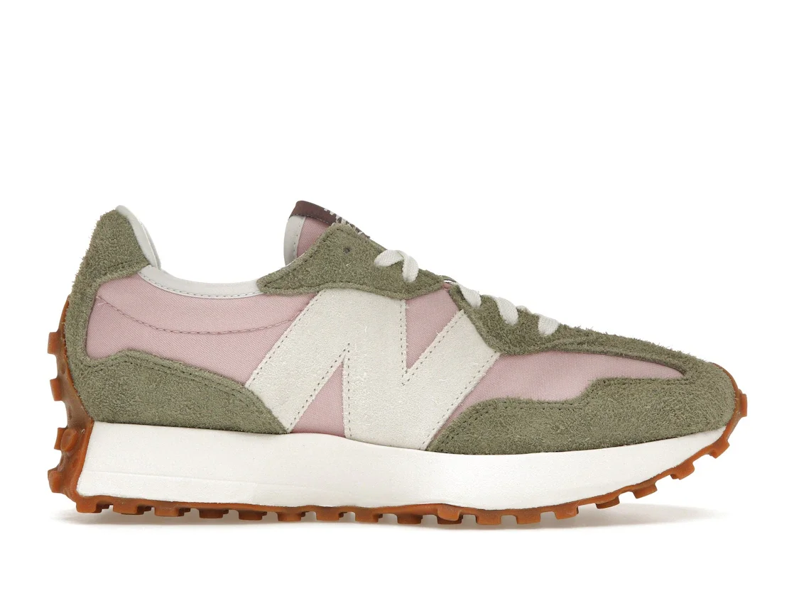 New Balance 327 Dark Olivine Licorice (Women's) - 1