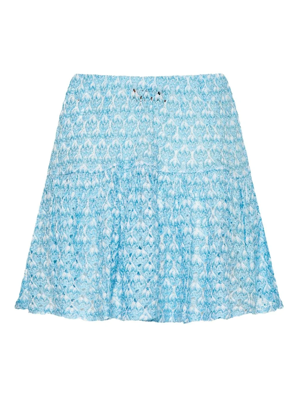 patterned tiered skirt - 1