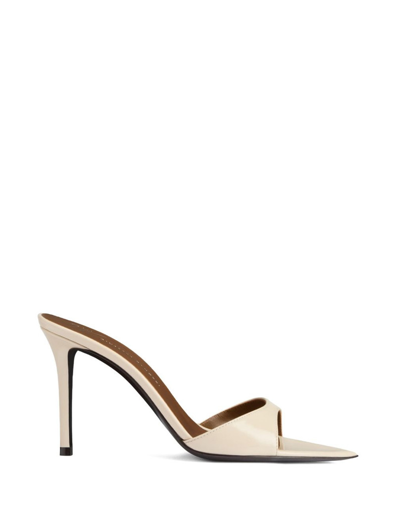 Intriigo pointed toe stiletto heel sandals 1