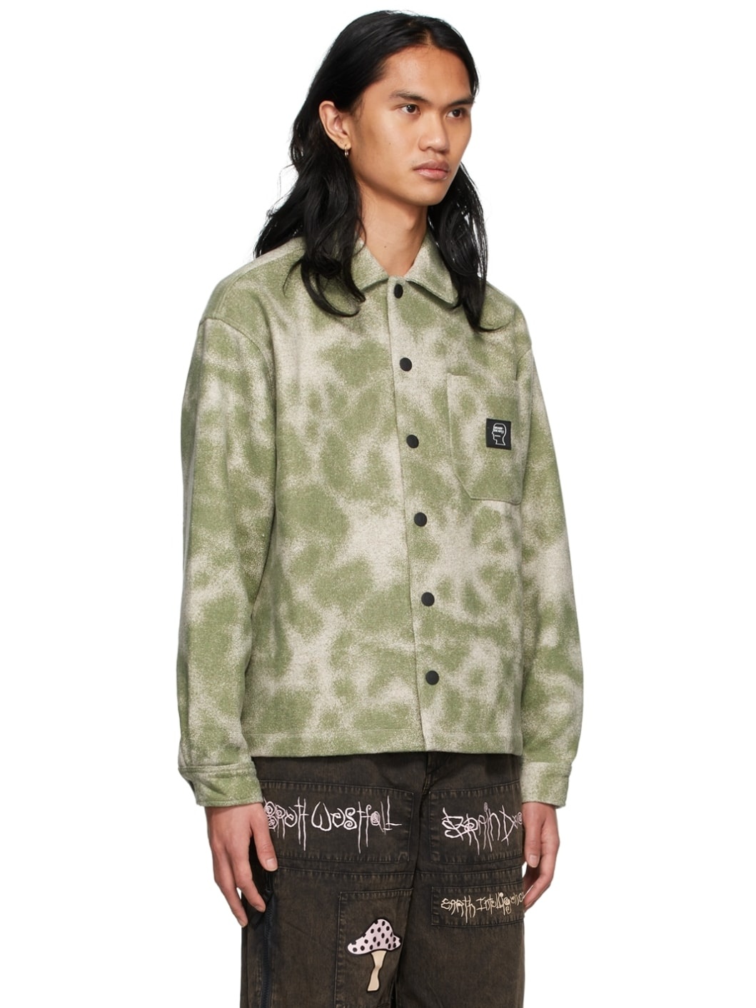 Green Flannel Fireworks Jacket - 2