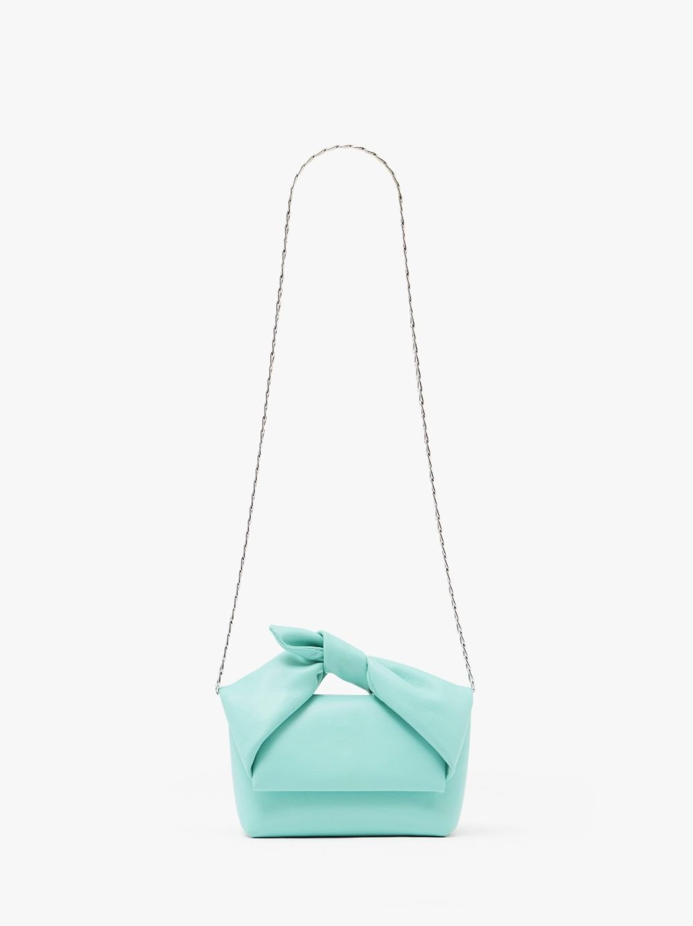 MEDIUM BOW TWISTER - LEATHER TOP HANDLE BAG - 5