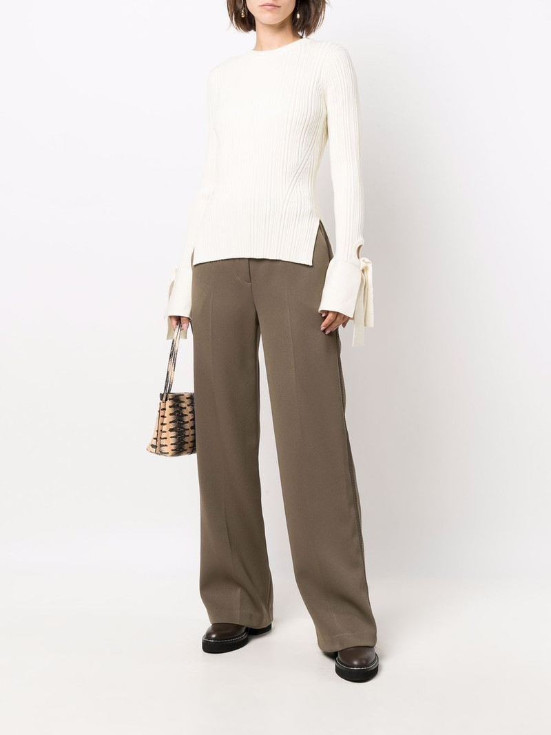 3.1 Phillip Lim wide-leg side-stripe trousers outlook