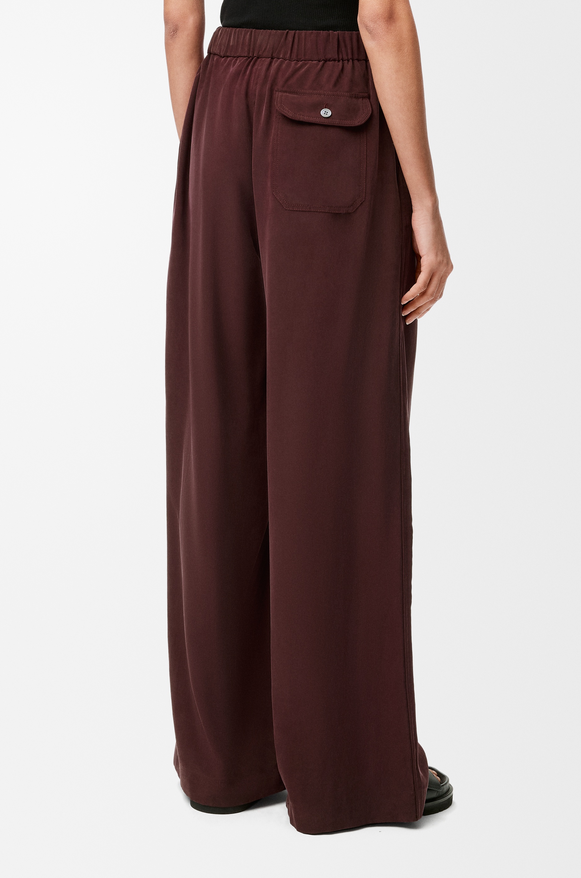 Pyjama trousers in silk - 4
