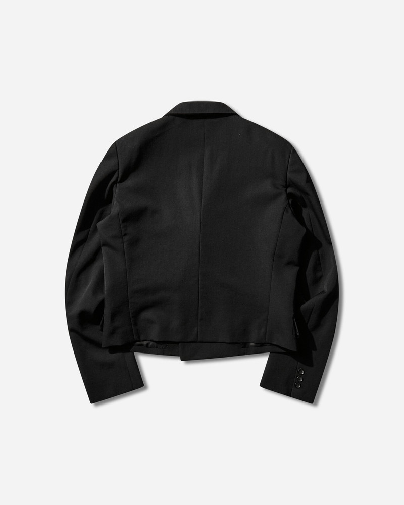 Comme des Garçons Homme Plus Men's Double-Breasted Cropped Blazer Black outlook