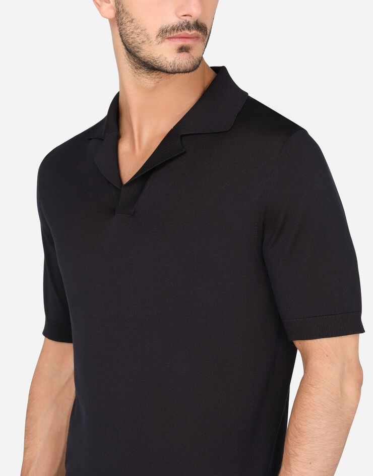 Silk polo shirt - 4