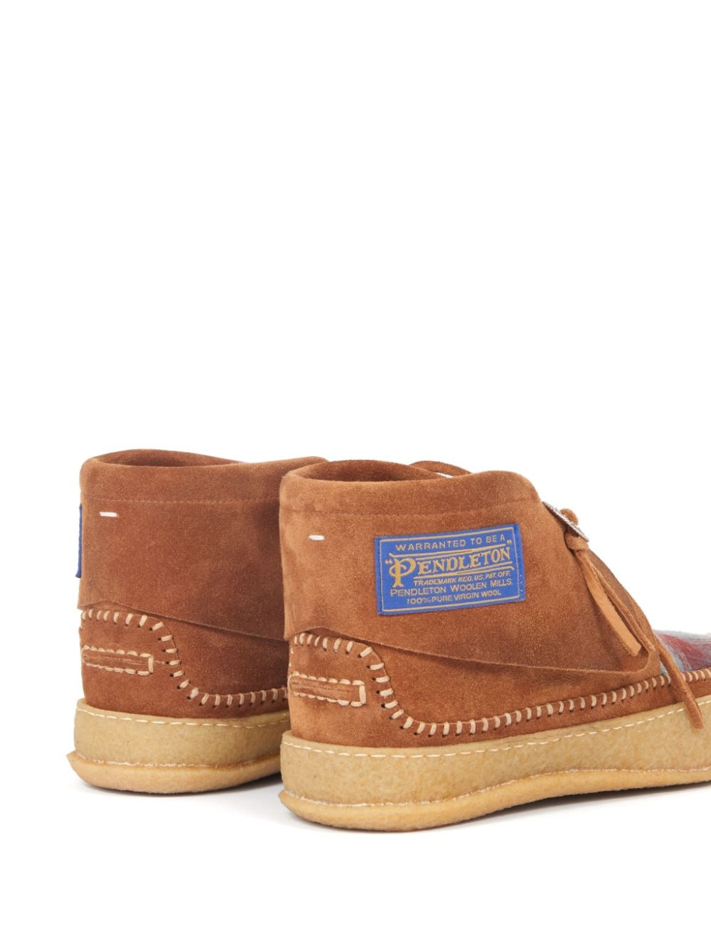 Pendleton leather boat shoes - 4