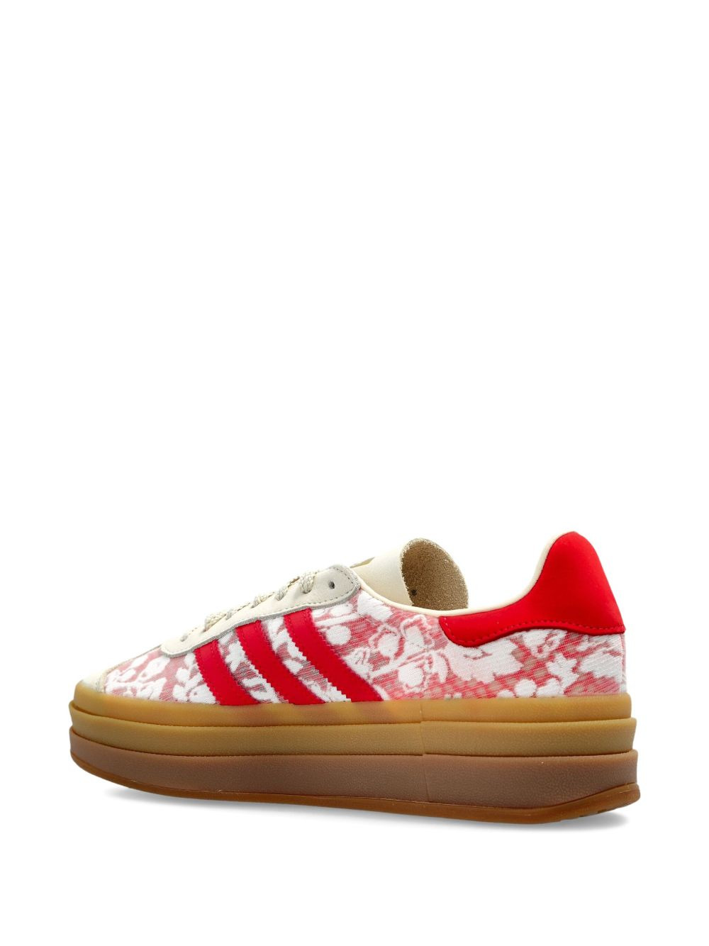 floral-print platform sneakers - 4