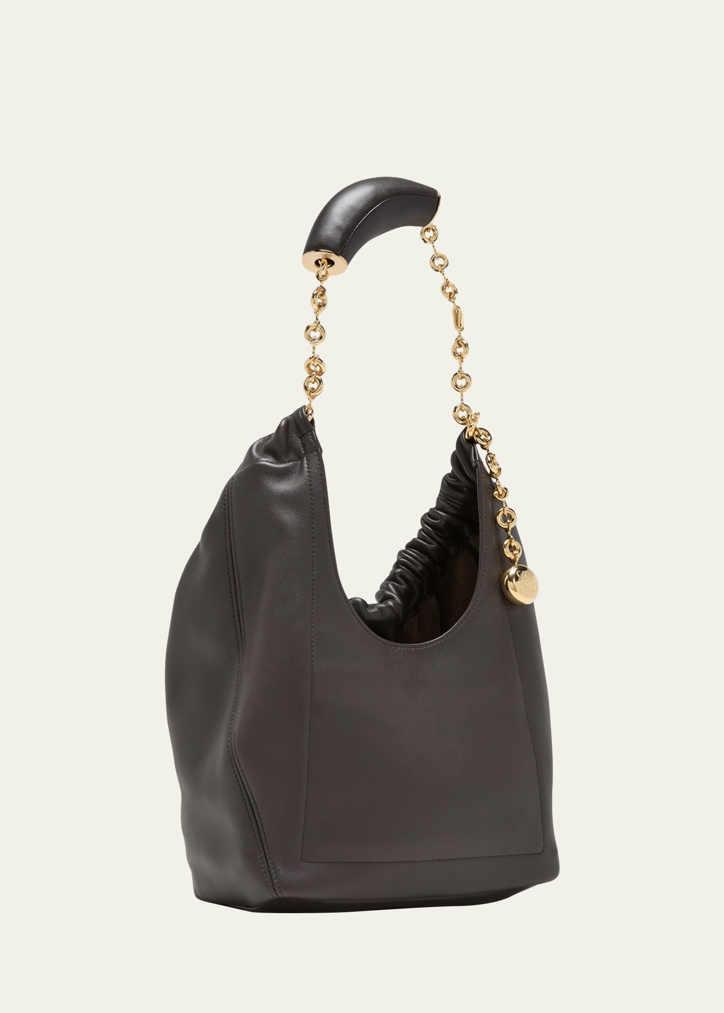 Squeeze Small Shoulder Bag in Napa Leather - 3