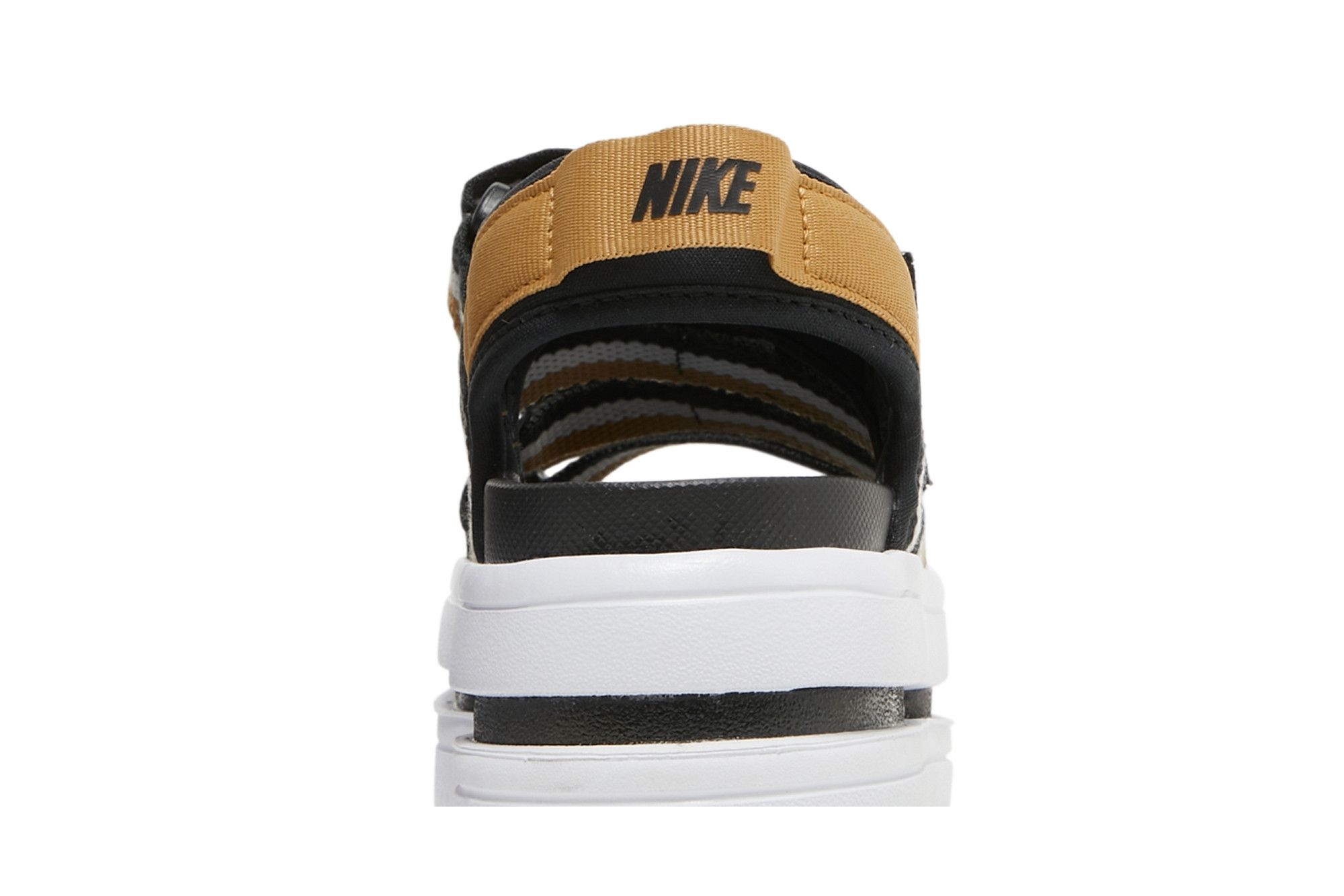 Wmns Icon Classic Sandal 'Black Metallic Gold' - 7