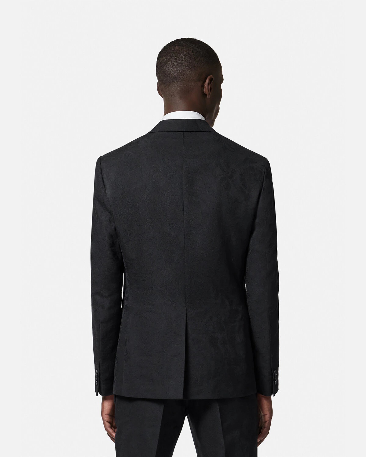 Barocco Jacquard Single-Breasted Blazer - 4