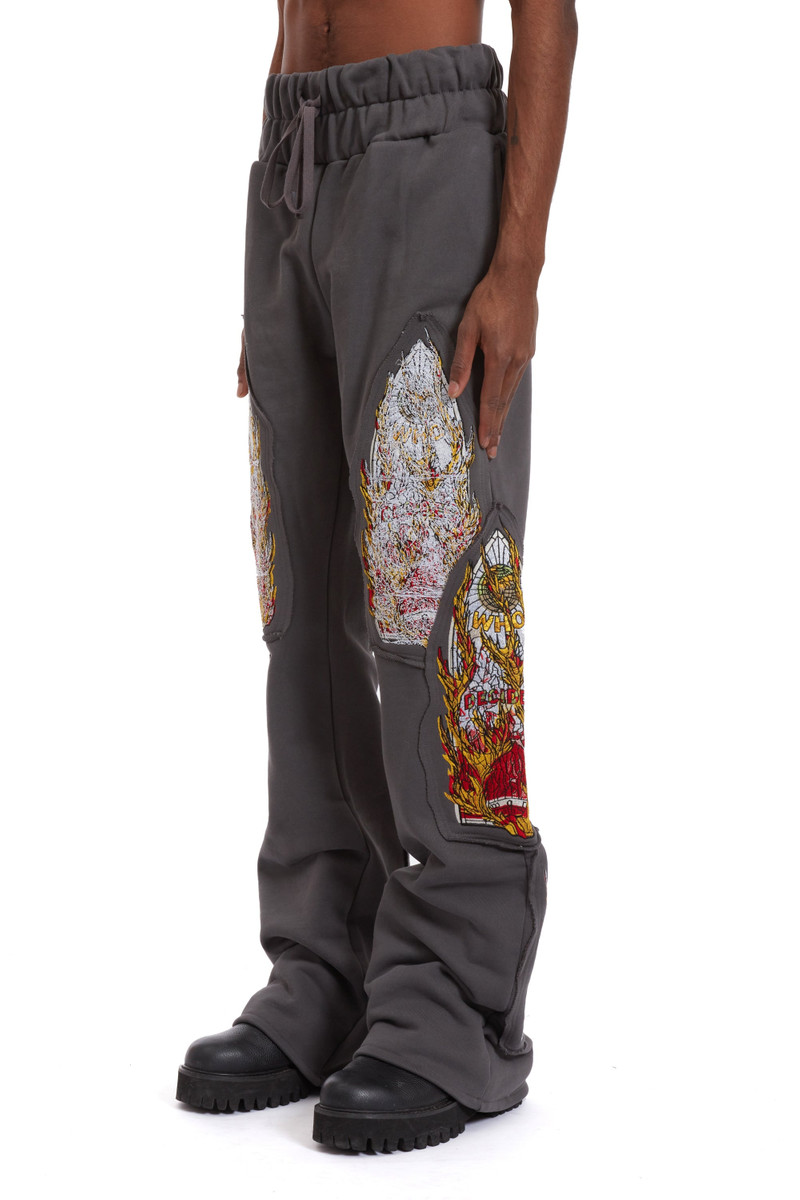 TRIPLE FLAME GLASS SWEATPANTS 4