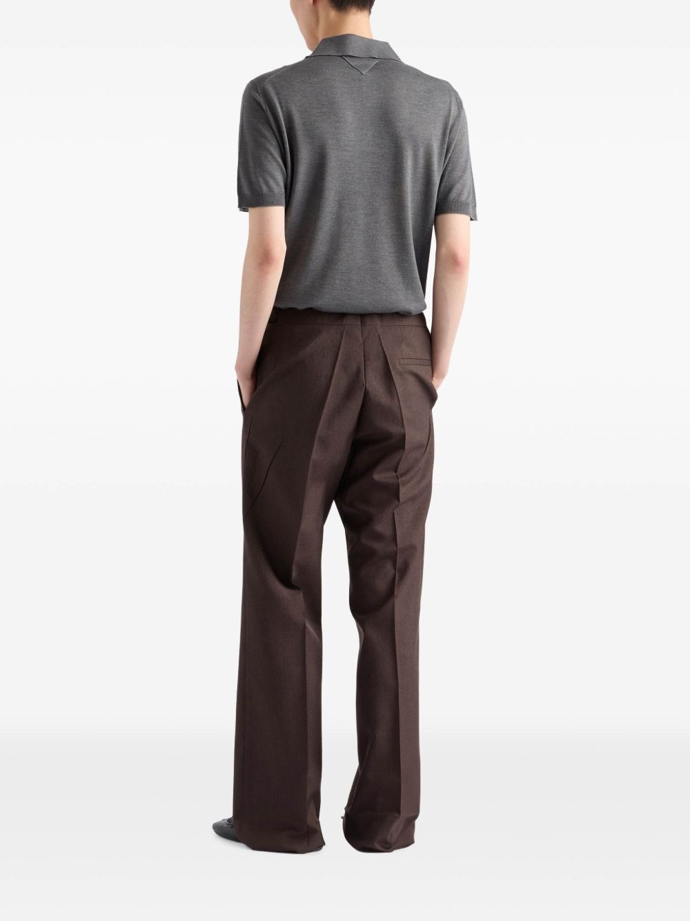 knitted polo shirt - 3