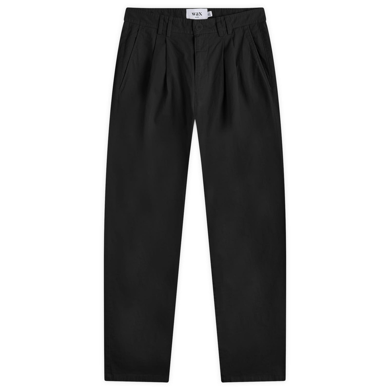 Wax London Raleigh Pleat Twill Trousers 1