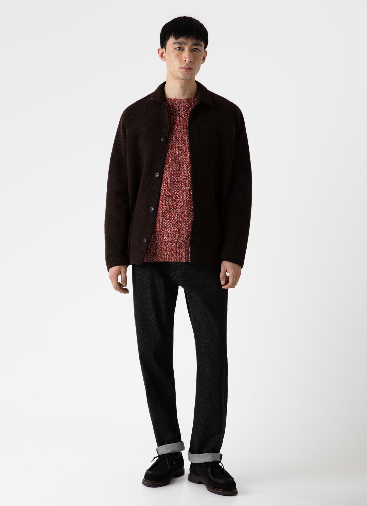 Lambswool Textured Jumper - 3