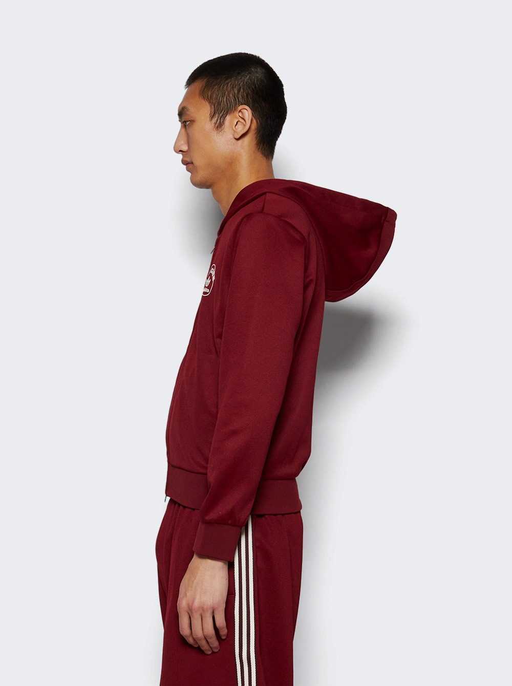 X Wales Bonner Track Hoodie Collegiate Burgundy - 3