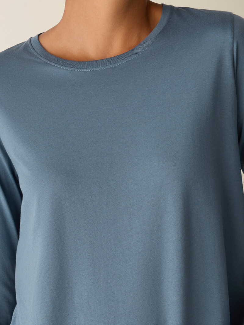 Organic Pima Cotton Jersey Long-Sleeve Tee 5