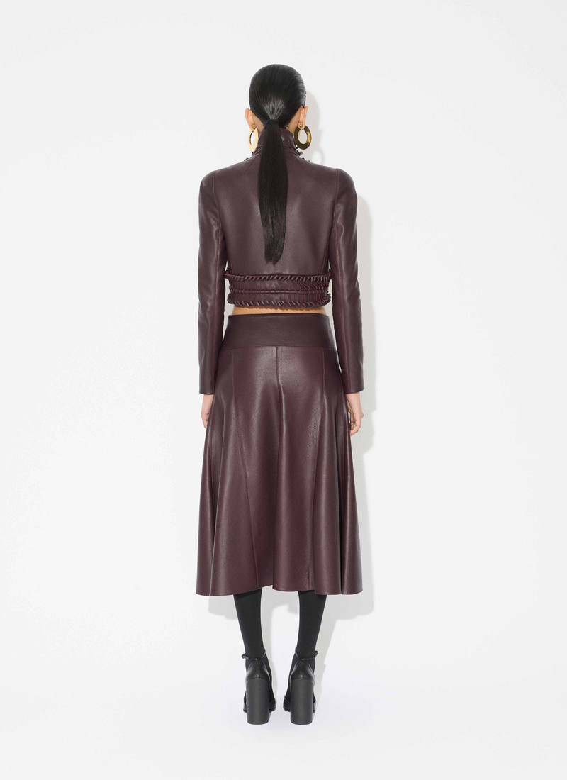 Alaïa LAMBSKIN TRIMMED JACKET outlook