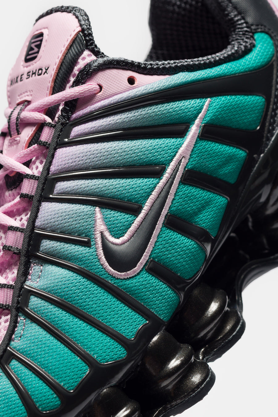 Shox TL Fade Sneaker in Lt Arctic Pink/Neptune Green/Off Noir - 5