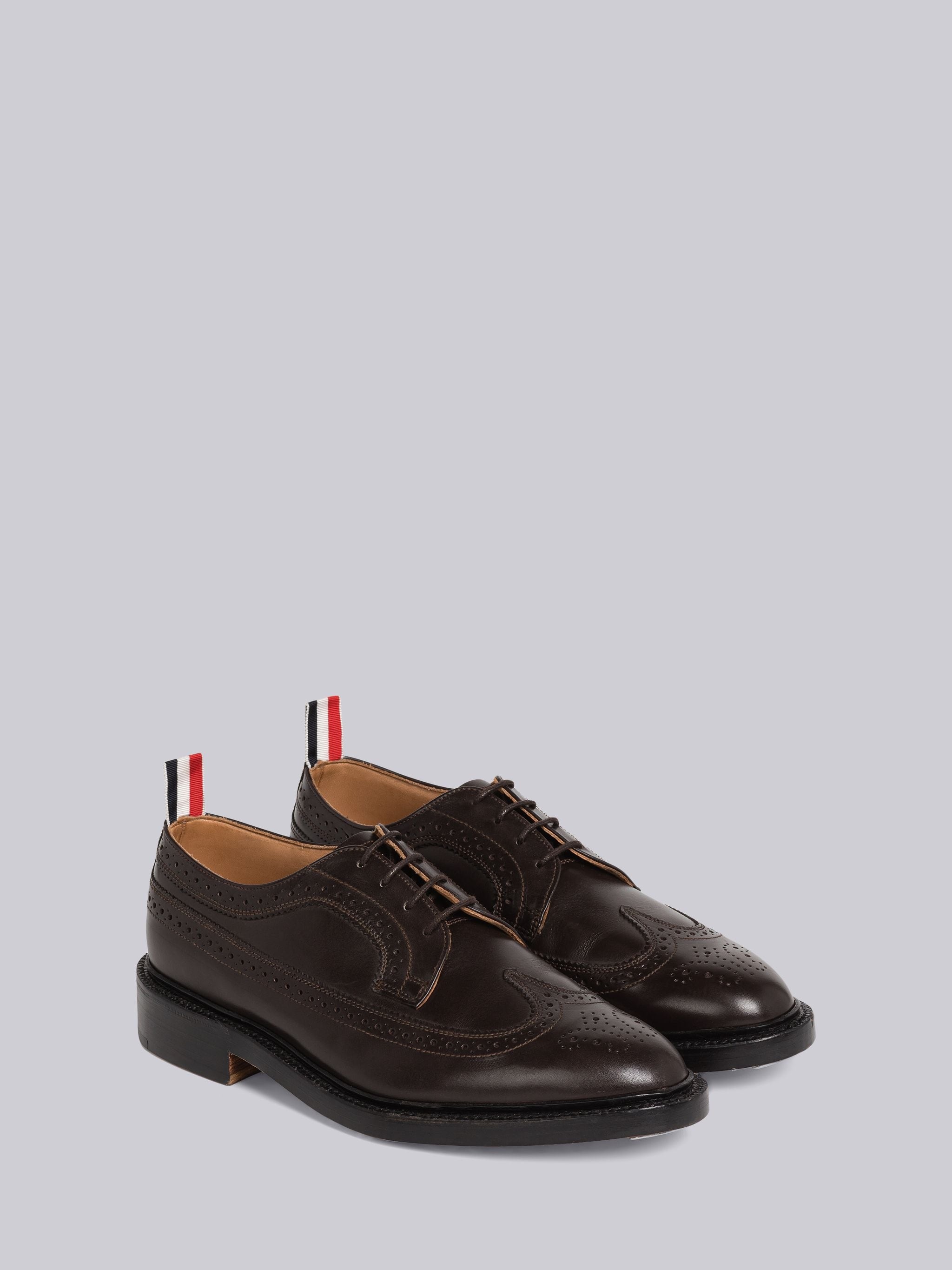 Box Calf Leather Classic Longwing Brogue - 3