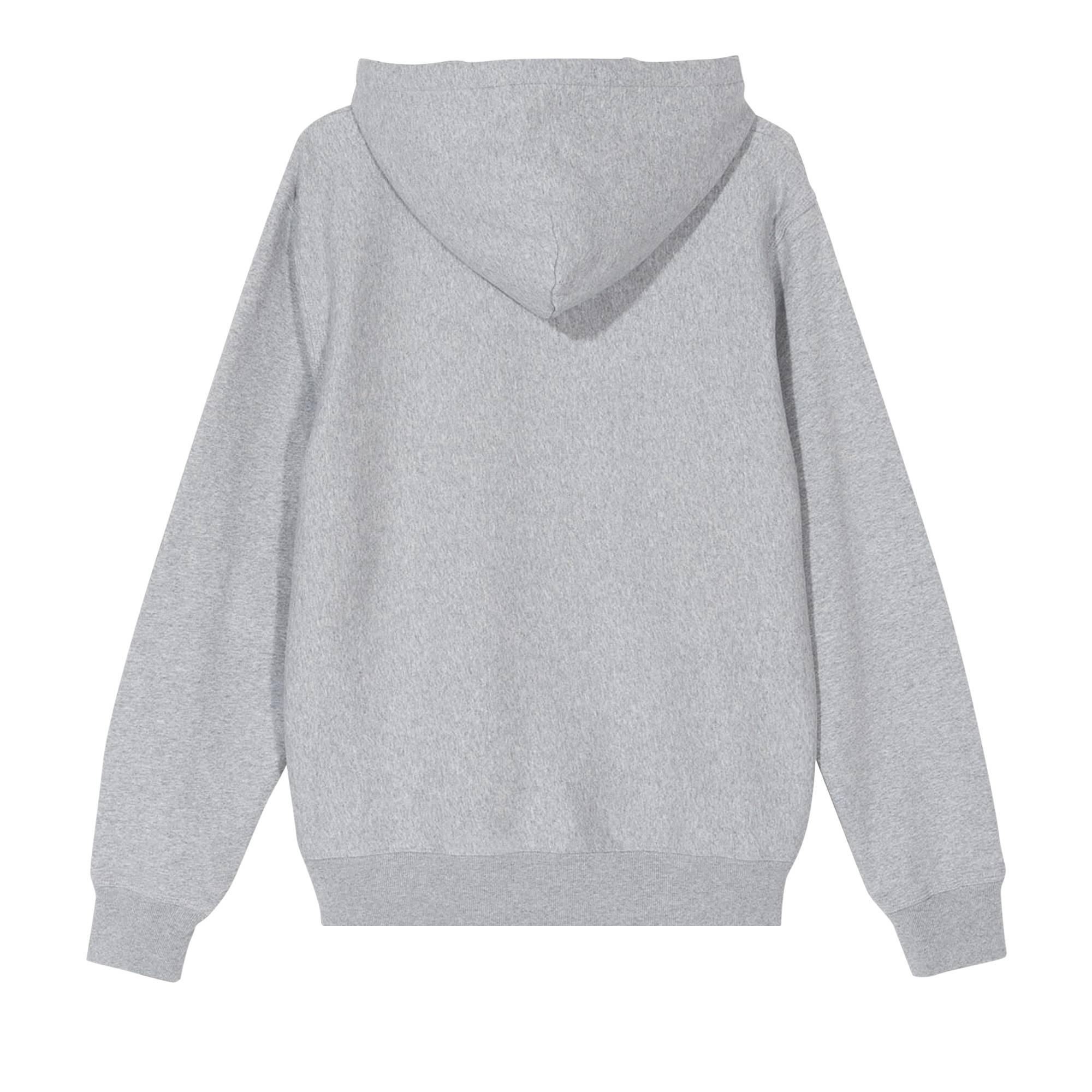 Stussy Logo Hood 'Grey Heather' - 2