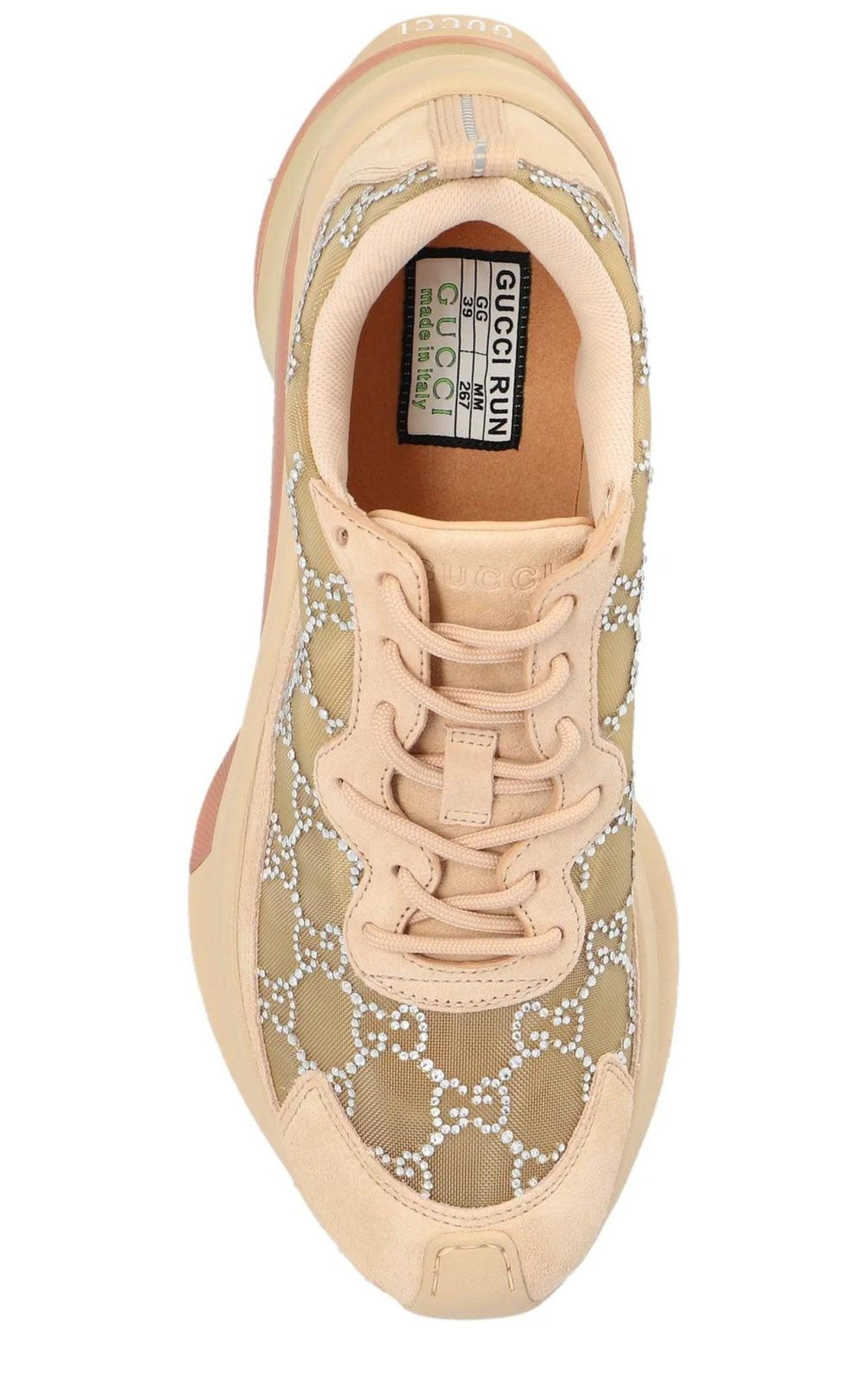 GG Crystal Mesh Runner Sneakers - 4