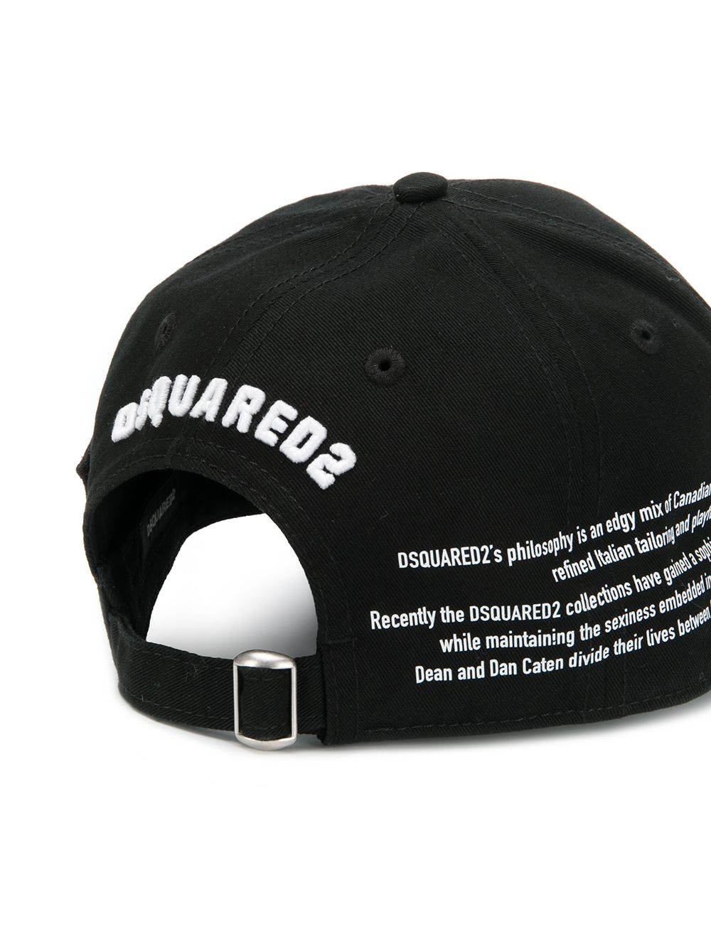 embroidered logo baseball cap - 2