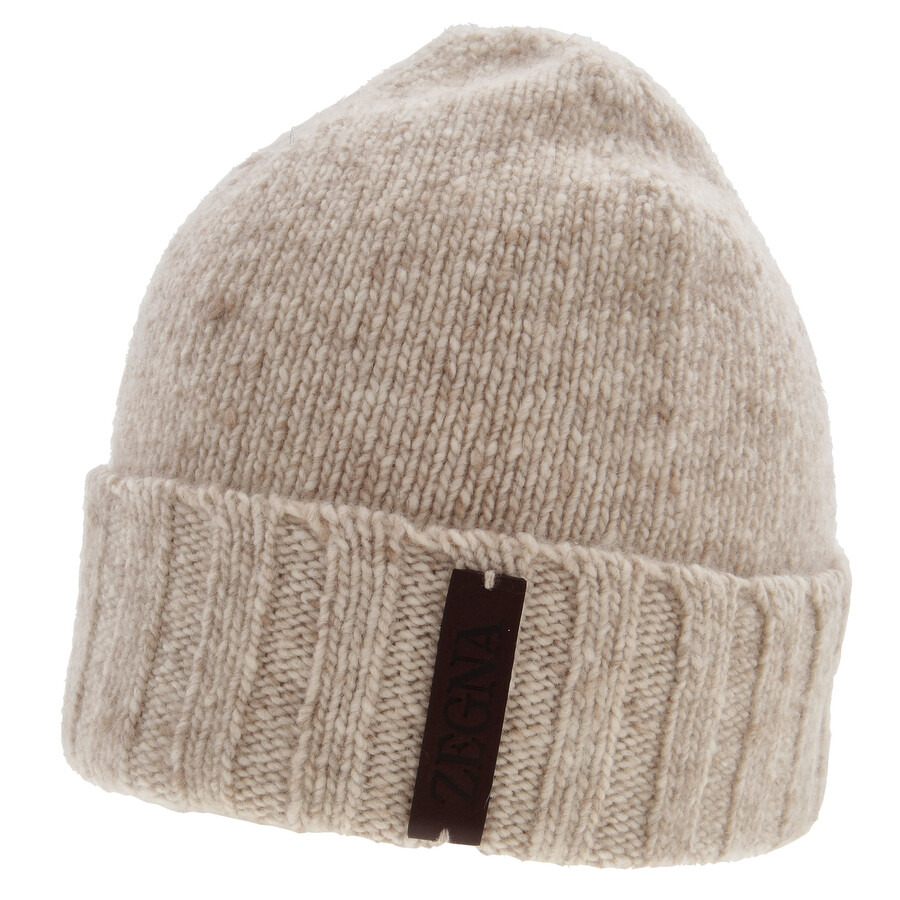 Ermenegildo Zegna Beige Oasi Cashmere Beanie - 4