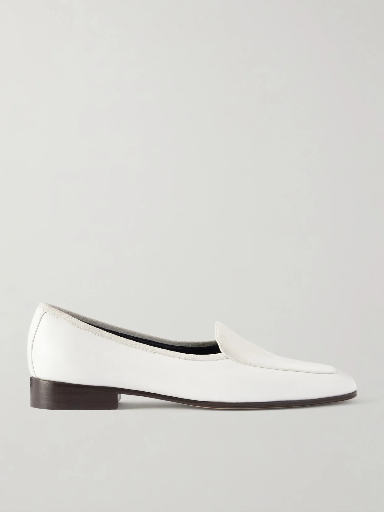 Adam Glossed-leather Penny Loafers - 1