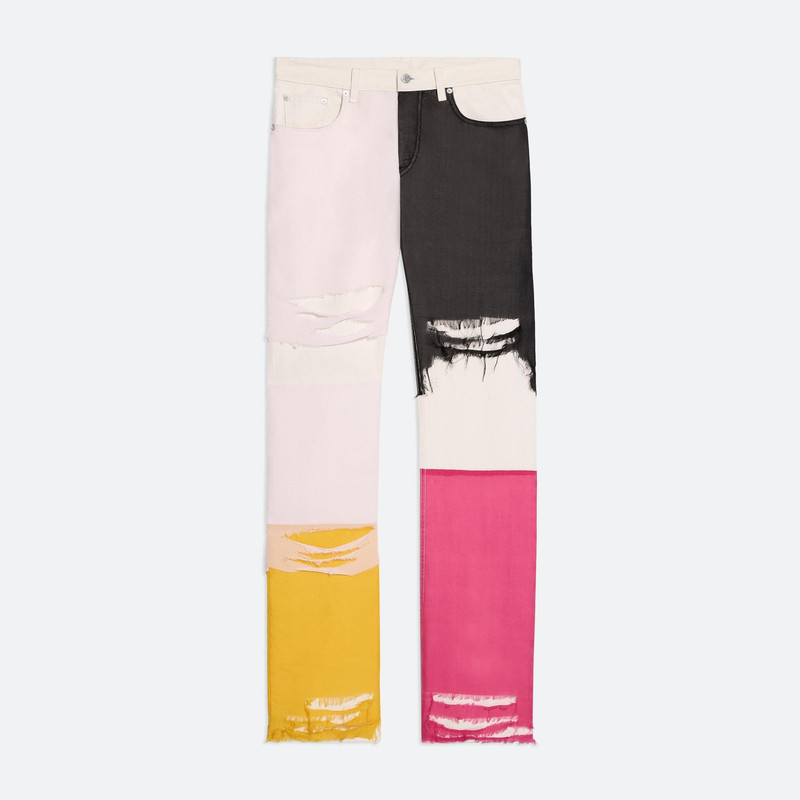 LOW-RISE STRAIGHT JEANS - 1