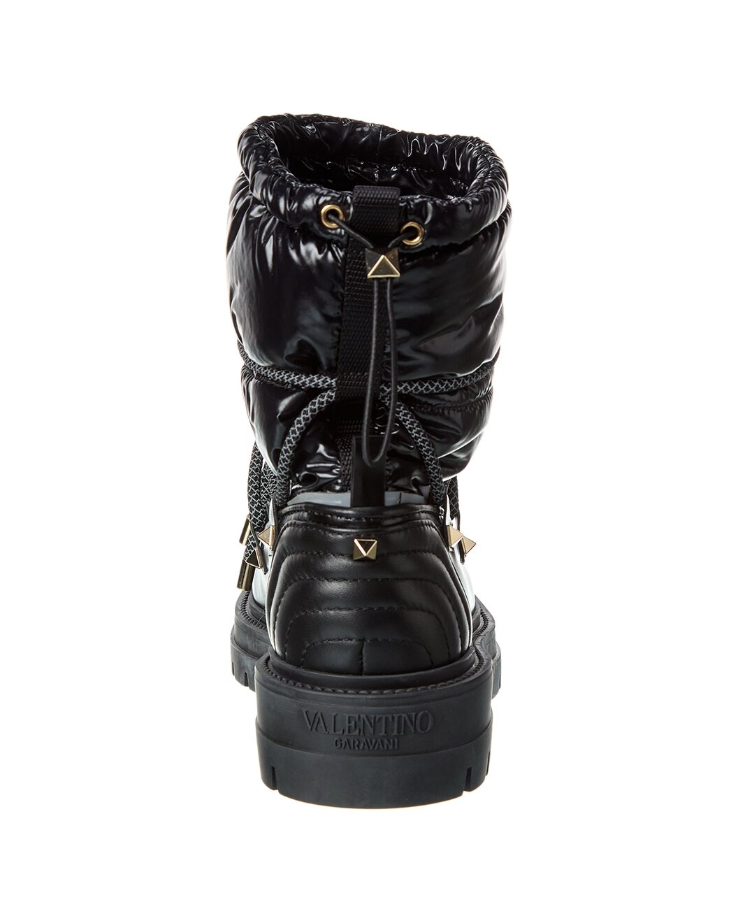 Valentino Rockstud Leather Winter Bootie - 3