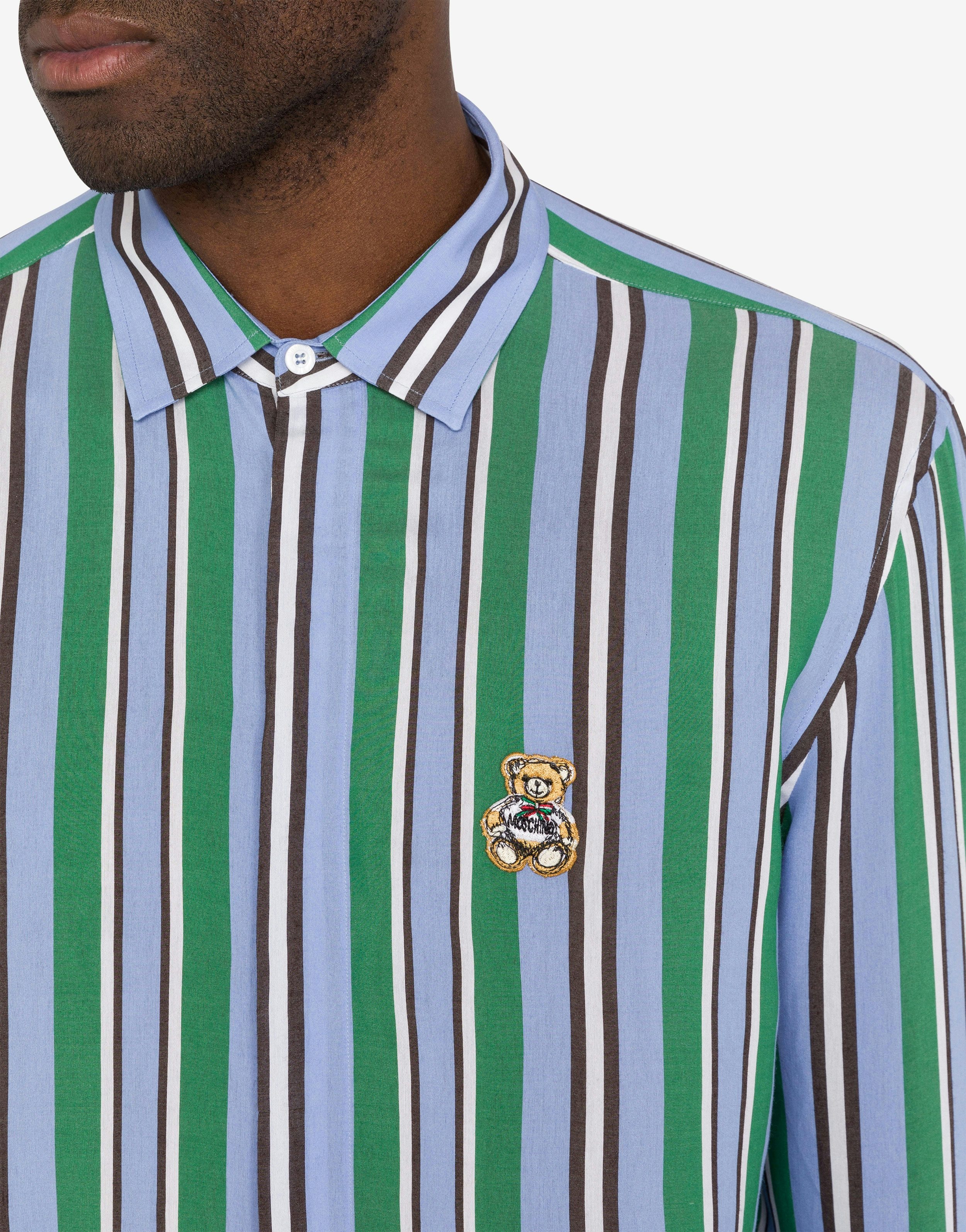 STRIPES LIGHTWEIGHT CANVAS SHIRT - 4