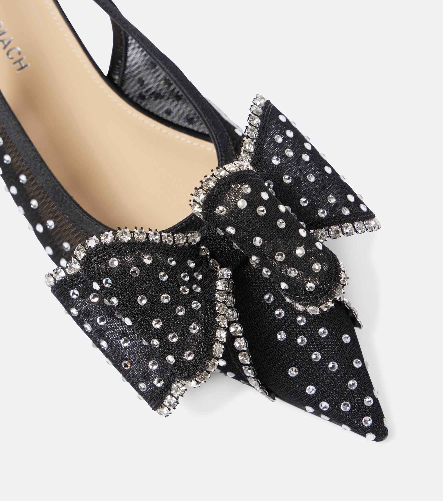 Le Cadeau mesh slingback flats - 5