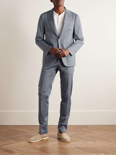 Canali Kei Unstructured Cotton-Blend Suit Jacket outlook