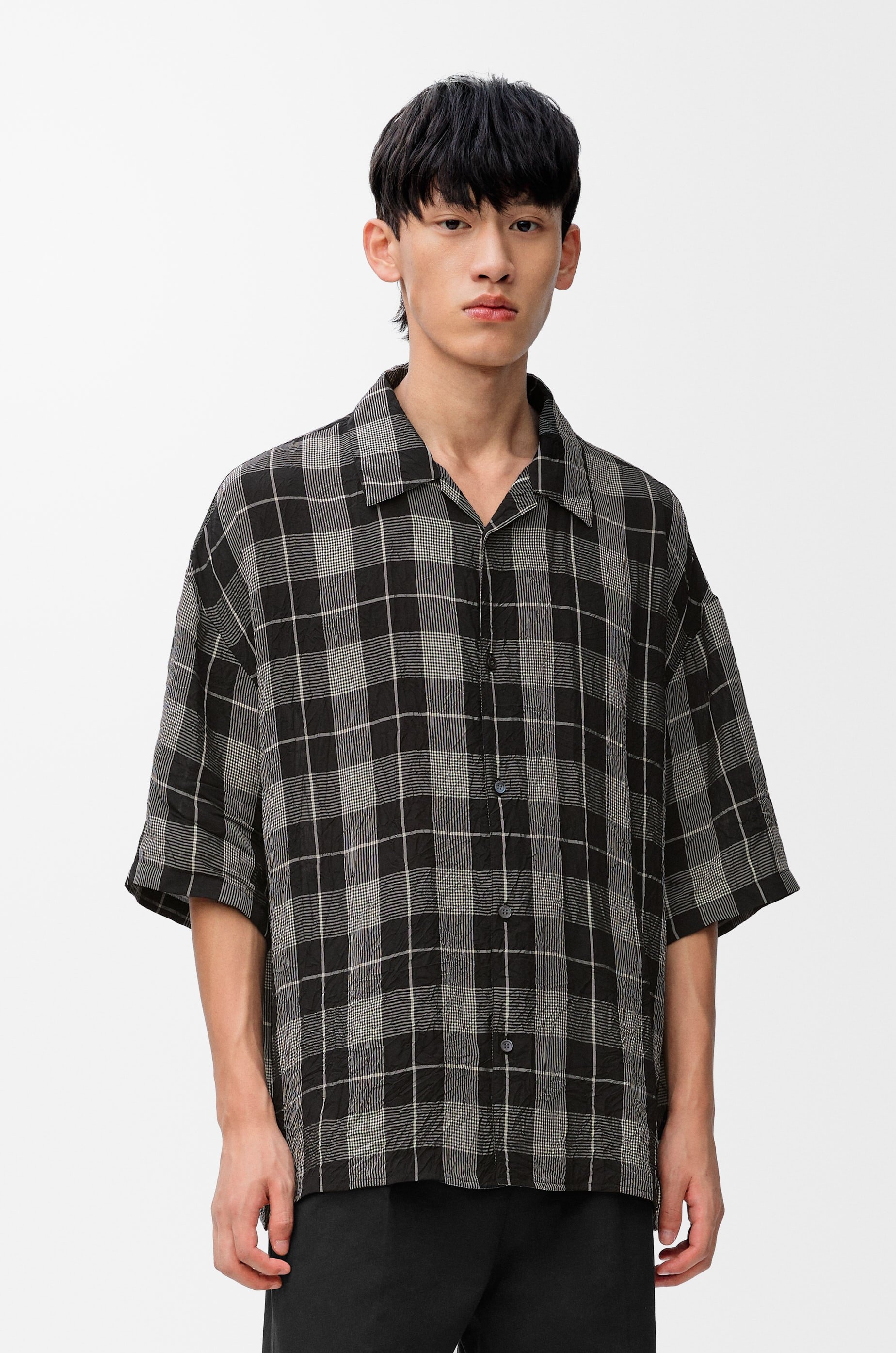 Short sleeve shirt in viscose - 3