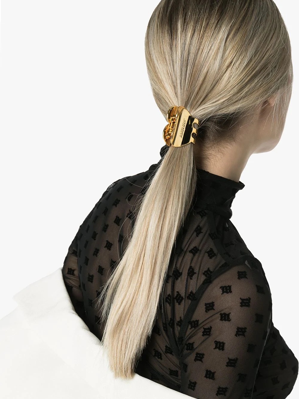 gold-tone hair clip - 2