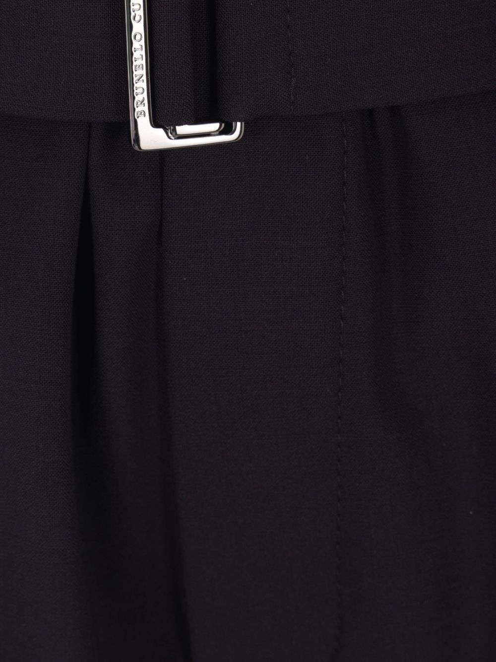 pleated belted trousers - 4