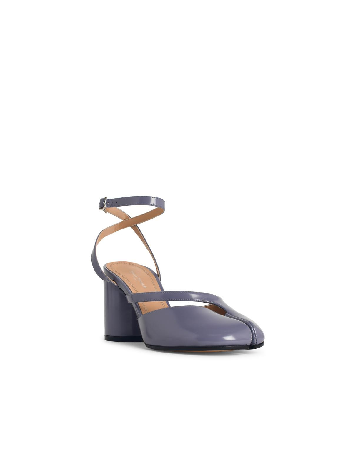 Maison Margiela 'Tabi' Purple Leather Sandals Women - 2